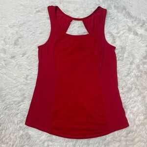 Lululemon Tank Top Red Run Speed Squad Luxtreme Open Back Size 6
